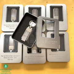 Quà Tặng Đại Hội Chi Bộ – USB Và Hộp Đựng Kim Loại Khắc Theo Yêu Cầu