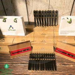 Set Quà Tặng Bút Ký, Hộp Đựng, Túi Giấy Có Gia Công Logo Theo Yêu Cầu