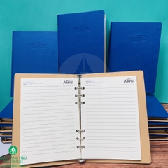 Sổ Da Bìa Còng A5 Sơn Cạnh Gia Công Logo – Giải Pháp Quà Tặng Doanh Nghiệp Sang Trọng