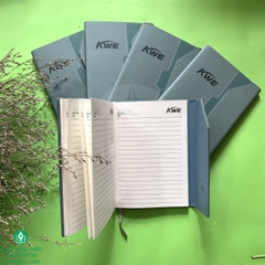 Sổ Da PU Cao Cấp Dán Gáy Mix Da A5 Dập Logo - Sự Lựa Chọn Hoàn Hảo Cho Doanh Nghiệp