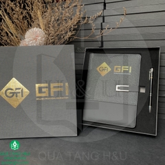 Sổ Tay Bìa Còng A5 In Logo - Khách hàng GFI
