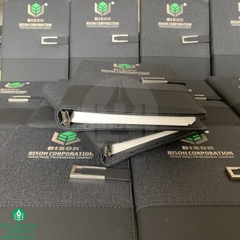 Sổ Tay Bìa Còng Da Pu In Logo - Quà Tặng Doanh Nghiệp Sang Trọng Từ Nhà H&U