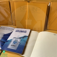 Sổ Tay Bìa Da Dán Gáy A5 Dập Chìm Logo – Quà Tặng Doanh Nghiệp Sang Trọng Tại Đà Nẵng