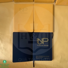 Sổ Tay Bìa Da Dán Gáy A5 Dập Chìm Logo – Quà Tặng Doanh Nghiệp Sang Trọng Tại Đà Nẵng