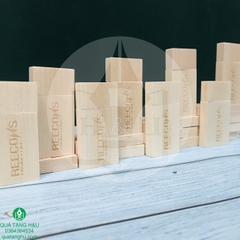 USB Gỗ Khắc Laser Logo - Quà Tặng Hội Nghị REECONS