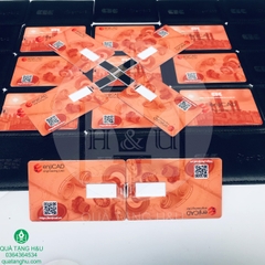 USB Thẻ Nhựa Kèm Bao Da Gia Công Nội Dung Theo Yêu Cầu