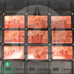 USB Thẻ Nhựa Kèm Bao Da Gia Công Nội Dung Theo Yêu Cầu