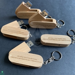 Usb Và Hộp Đựng Bằng Gỗ Khắc Logo - Quà Tặng Doanh Nghiệp Sang Trọng Và Độc Đáo