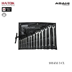 Bộ cờ lê vòng miệng 14 chi tiết 10-32mm Asahi 1014M-3-CL Nhật Bản