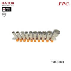 Bộ tuýp dài 6 cạnh 3/8" 10 chi tiết FPC 3SD-S10H Nhật Bản