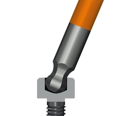 Mũi vít lục giác đầu bi 2.5x100mm ACBP-2510 Anex