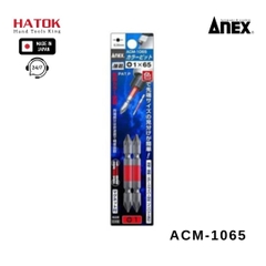 Vỉ 2 mũi vít 2 đầu ANEX ACM-1065 Nhật Bản