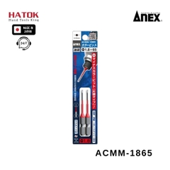 Vỉ 2 mũi vít dẹp ACMM-1865 Anex Nhật Bản