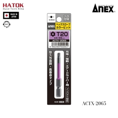 Mũi vít đầu hoa thị T20 Anex ACTX-2065 Nhật Bản