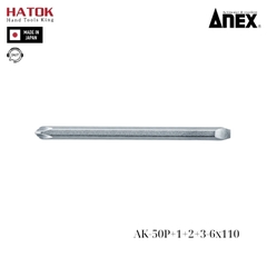 Mũi vít 4 trong 1 Anex AK-50P+1+2+3-6x110 Nhật Bản