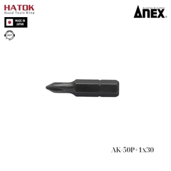 Mũi vít ngắn Anex AK-50P+1x30 Nhật Bản