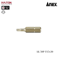 Mũi vít ngắn hoa thị Anex AK-50P-T15x30 Nhật Bản
