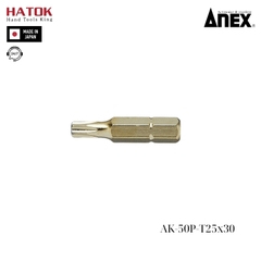 Mũi vít ngắn hoa thị Anex AK-50P-T25x30 Nhật Bản