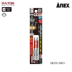 Vỉ 2 mũi vít 1 đầu có từ tính Anex ARTD-1065 Nhật Bản