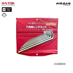 Bộ lục giác thường dài 3-14mm Asahi AYS0810 Nhật Bản
