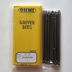 Đầu vặn ốc vít OHMI V-17 No.2x7x150N
