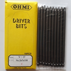Đầu vặn ốc vít OHMI V-17 No.2x7x150Y