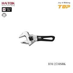 Mỏ lết thường miệng rộng Mini Top Kogyo HM-25MSBK Nhật Bản
