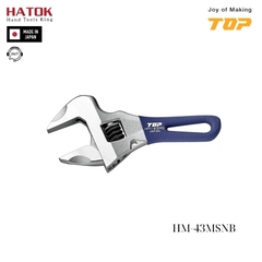 Mỏ lết thường miệng rộng mini TOP KOGYO HM-43MSNB Nhật Bản