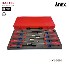 Bộ tô vít đầu tuýp 9 chi tiết Anex HXT-6000 Nhật Bản
