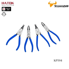 Bộ 4 cây kìm phe mũi thẳng Tsunoda KPT04 Nhật Bản