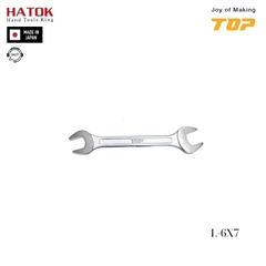 Cờ lê 2 đầu miệng TOP KOGYO L-6X7 Nhật Bản