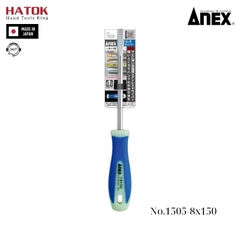 Tô vít 2 cạnh phát quang không gỉ Anex No.1505-8x150 Nhật Bản