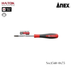 Tô vít 4 cạnh Anex No.1540+0x75 Nhật Bản