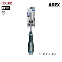 Tô vít đóng 2 cạnh Anex No.1550-8x150 Nhật Bản