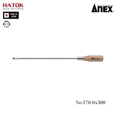 Tô vít đóng 2 cạnh tay gỗ Anex No.170-6x300 Nhật Bản