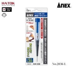 Bút thử điện hiển thị đèn Led Anex No.2036-L Nhật Bản