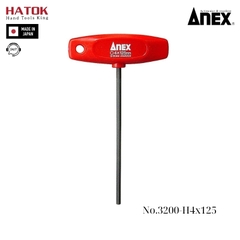 Tô vít lục giác tay cầm chữ T Anex No.3200-H4x125 Nhật Bản