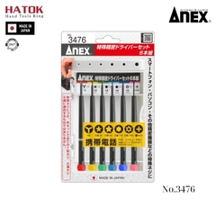 Bộ 6 tô vít sửa chữa điện tử Anex No.3476 Nhật Bản