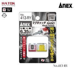 Vỉ 2 nam châm trợ lực siêu nhỏ Anex No.413-RY Nhật Bản