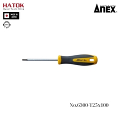 Tô vít hoa thị có lỗ Anex No.6300-T25x100 Nhật Bản