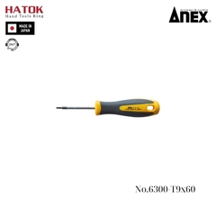 Tô vít hoa thị có lỗ Anex No.6300-T9x60 Nhật Bản
