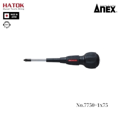 Tô vít đóng 4 cạnh Anex No.7750+1x75 Nhật Bản