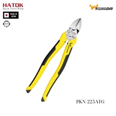 Kìm cắt dây cứng có bấm cos loại cán đúc Tsunoda PKN-225ATG Nhật Bản