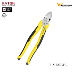 Kìm cắt lưỡi mỏng có bấm cos cán đúc Tsunoda PUN-225ATG Nhật Bản