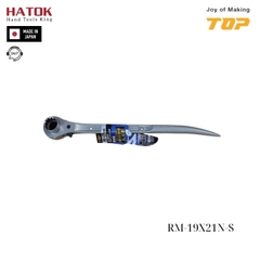 Cờ lê 2 đầu tuýp đuôi chuột cong TOP KOGYO RM-19X21N-S Nhật Bản