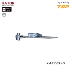 Cờ lê 2 đầu tuýp đuôi chuột cong TOP KOGYO RM-19X24N-S Nhật Bản
