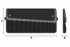 Túi đựng dụng cụ di động GT Line GRIP TOOL ROLL
