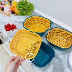 SET 6 RỔ KÈM CHẬU NHƯA PP 5 Lớp Cao Cấp SIÊU TIỆN LỢI