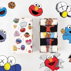 SET 5 ĐÔI VỚ COTTON NHÂN VẬT HOẠT HÌNH KAWS