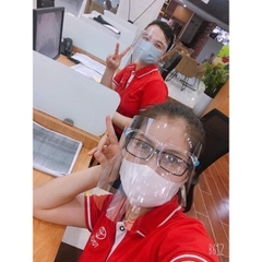 Face Shield Kính Chống Giọt Bắn Bảo Hộ Chống Dịch - CẢ BỘ GỒM KÍNH VÀ GỌNG KÍNH NHƯ HÌNH